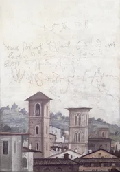 1518〜19年のローマの景色を描いた「展望ホール」の詳細